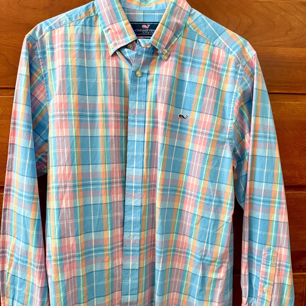 Mens Vineyard Vines L/S button down - size L